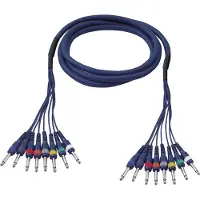 DAP-Audio Studiosnake FL63600 - 8 Jack mono > 8 Jack mono 6 m