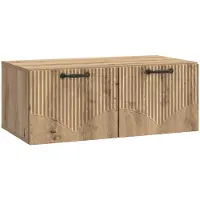 vidaXL Wandmontage TV-kast 78,5 x 41 x 30 cm Artisanaal eiken