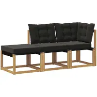 vidaXL Sectie Sofa Eenheden 3 st 3-zits