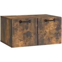 vidaXL Wandmontage TV-kast Gerookt eiken 59,5 x 41 x 30 cm