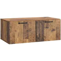 vidaXL Wandmontage TV-kast Oud hout 78,5 x 41 x 30 cm Bewerkt hout
