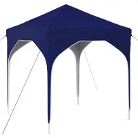 vidaXL Pop-up Feesttent 194 x 194 x 245 cm Blauw