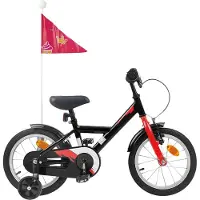 vidaXL Kinderfiets 12 Inch voor 2-4 jaar oud Zwart