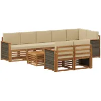 vidaXL Sofa-Sets Massief Acacia Hout