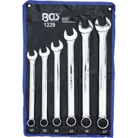 Bgs Spanner, Combinatiesleutelset extra lang SW 21 - 32 mm 6 stuks.