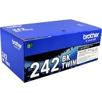Brother Tonercartridges - - TN-242BKTWIN - Zwart - Pak van 2 - 2500 pagina's