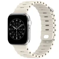 Accezz Ocean bandje voor de Apple Watch | 38/40/41/42 mm - Sterrenlicht