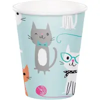 Witbaard Bekers Purr-fect Party 266 Ml Karton Blauw 8 Stuks