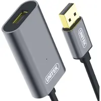 UNITEK Y-274 USB-kabel USB 2.0 20 m USB A Grijs