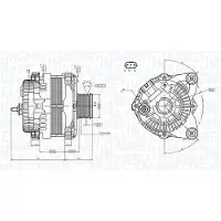 MAGNETI MARELLI 063732182010 Dynamo / Alternator