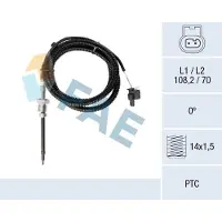 FAE 68077 Sensor, uitlaatgastemperatuur