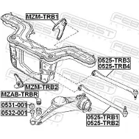 FEBEST 0525-TRB1 Draagarm