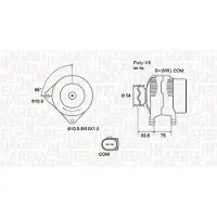MAGNETI MARELLI 063732051010 Dynamo / Alternator
