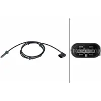 Hella 6PU 358 216-671 Wielsnelheidssensor (ABS)