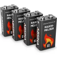 Absina 401005-4 9V batterij (blok) 9 V 4 stuk(s)