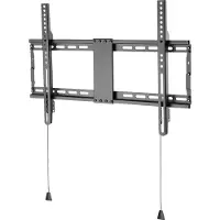 Deltaco OFFICE ARM-0201, Vaste TV Beugel, inklapbaar, 37"- 80 inch, max. 70 kg, zwart