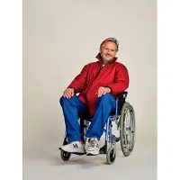 4Care Rolstoeljas winter | Rolstoeljassen & Rolstoelponcho's | Aangepaste jas rolstoel | Rood | XXL