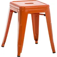 CLP Verstelbare metalen stoel Arm - Oranje