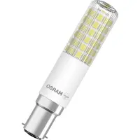 Ledvance HOMELIGHTING 4099854266799 LED-lamp Energielabel E (A - G) B15d Batterij 8 W = 75 W Warmwit (Ø x h) 18 mm x 90 mm 1 stuk(s)