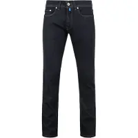 Pierre Cardin Lyon Tapered Fit Jeans Blauw/zwart stonewash, Effen