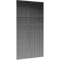 vidaXL Insectengordijn 120x220 cm bamboe donkergrijs