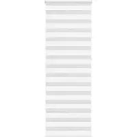 vidaXL Zebra rolgordijn 85x230 cm stofbreedte 80,9 cm polyester wit