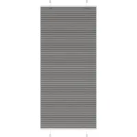 vidaXL Plissé rolgordijn 95x200 cm stofbreedte 94,4 cm antraciet