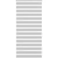 vidaXL Zebra rolgordijn 105x230 cm stofbreedte 100,9 cm lichtgrijs