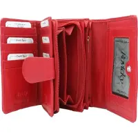 Rovicky Silver Weave - Damesportemonnee - Echt Leer - RFID Bescherming - Groot Formaat - Praktische Indeling