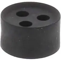 Wiska 10105412 MFD 20/03/055 Meervoudig dicht-inzetstuk Slagvast, Met trekontlasting M20 M20 Kunststof Zwart (RAL 9005) 25 stuk(s)