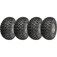Parnells 22x11.00-8 Utility ATV-band P334 Graswiel 4-laags 100 mm PCD stalen velg (set van 4)