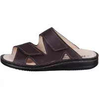 Finn Comfort Danzigs wijdte H Slippers | Maat 46 Heren Bruin