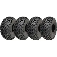 Parnells 22x11.00-8 ATV-banden voor utiliteitsvoertuigen en grasmaaiers, 4-laags, goedgekeurd voor de openbare weg, Wanda P334 (set van 4)