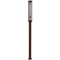 LUCANDE buitenlamp Alivaro, roestkleurig, 220 cm, E27, IP65 dimbaar, bruin / roest, Aluminium, Modern