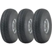 Parnells 4.10/3.50-4 Grasmaaierband met stalen velg, 4-laags, P332, 20 mm lagers (set van 3)