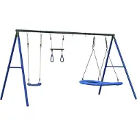 vidaXL Schommelset met schommel, trapeze en nestschommel