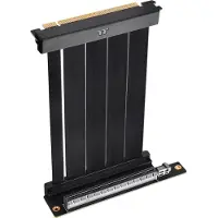 Thermaltake PCIe 4.0-riserkabel, dubbel 90° - 130 mm