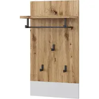 Vicco Selena Wandkapstok – 44 x 83 cm Wit/Kunstnijverheid