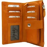 Rovicky R-861-DDW - Damesportemonnee - Echt Leer - RFID Bescherming - Groot Formaat - Praktisch Design