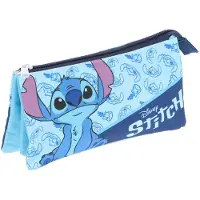 Disney Etui - Pennenetui voor Kind - Rechthoekig - Blauw - Pennenzak