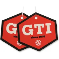 Brisa VW Collection by - Set van 2 Volkswagen GTI luchtverfrissers (Kokosnoot)