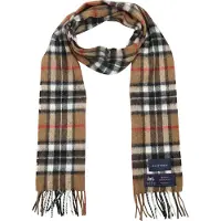Suitable Sjaal Ruit Merino Wol Beige -