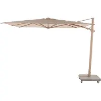 4SO Siesta Premium Zweefparasol 300x300 Sand/Latte Frame