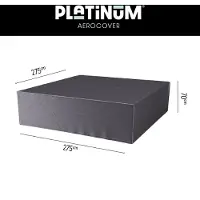 AeroCover Loungesethoes Anthracite (275 x 275 x 70 cm)