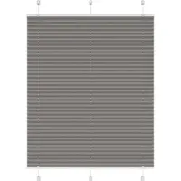 vidaXL Plissé rolgordijn 110x150 cm stofbreedte 109,4 cm antraciet