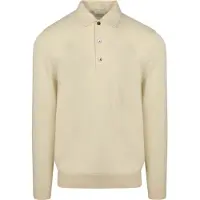 Profuomo Luxury basic polo met lange mouwen