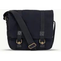 Scippis Metro Bag – Stevige Canvas Schoudertas met Leren Accenten