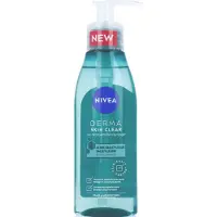 Nivea DERMA Skin Clear Reinigingsgel - Voor de onzuivere huid - Met Salicylzuur (AHA) en Niacinamide - Gezichtsreiniger Anti Acne, Puistjes en Mee-eters - 150 ml