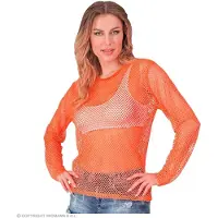 Hobby Hall Visnet Shirt Neon Oranje Vrouw