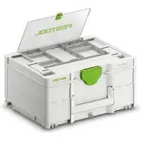 Festool SYS3 DF M 187 Systainer gereedschapskoffer met dekselvak ( 577347 ) 396 x 296 x 187 mm 15,9 l koppelbaar